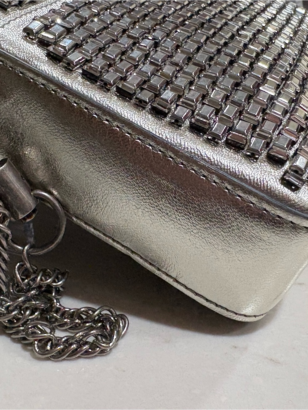 Givenchy Silver with Crystal crossbody bag - Picture 6 of 16